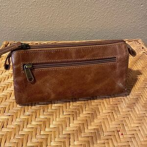 Brown Leather Travel Bag
